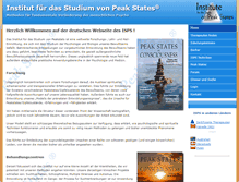 Tablet Screenshot of peakstates.de